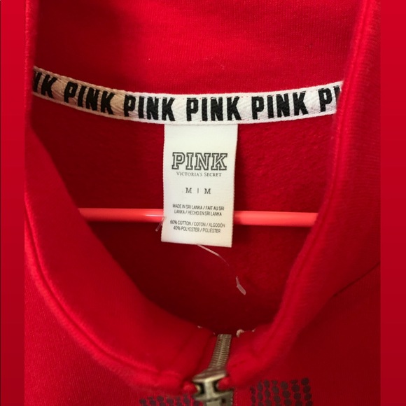 PINK half zip pullover - Picture 3 of 3